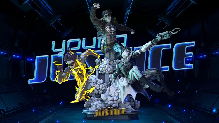 Young Justice Diorama