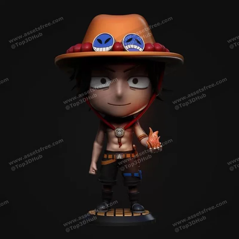 Ace - One Piece - Chibi