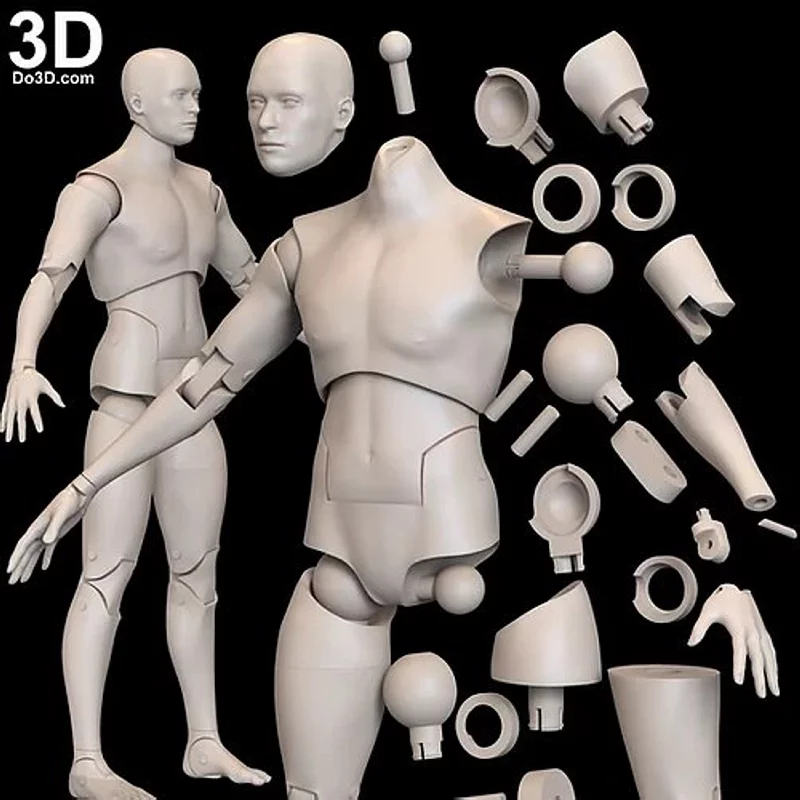 Articulated Posable Figure Male