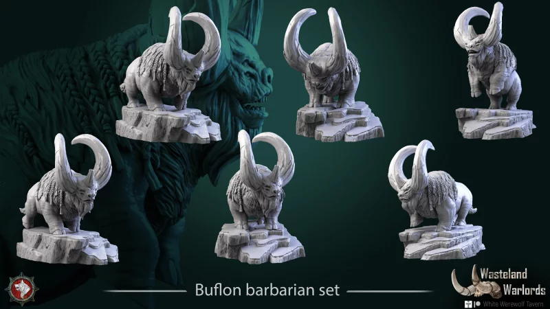 Buflon barbarian set White Werewolf Tavern WasteLand Warlords August 2023nbsp‣ AssetsFreecom