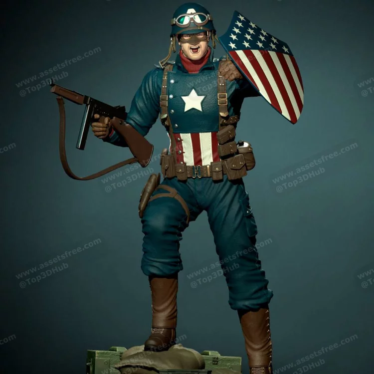 Captain America 1945 - Super Soldier
