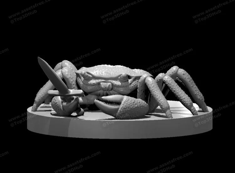 Crab with a Knife