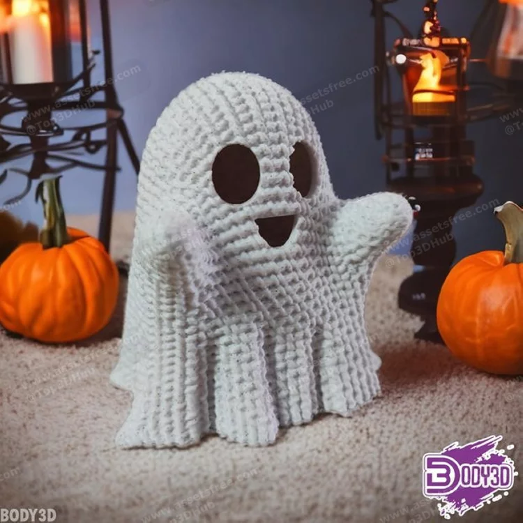 Crocheted Ghostnbsp‣ AssetsFreecom