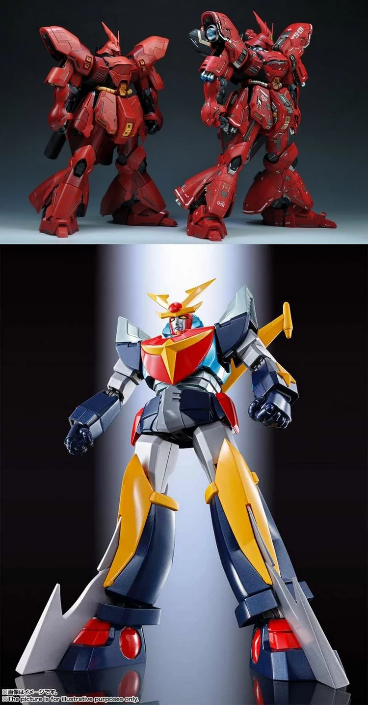 Daitarn 3 and Gundam Sazabi Ver KAnbsp‣ AssetsFreecom