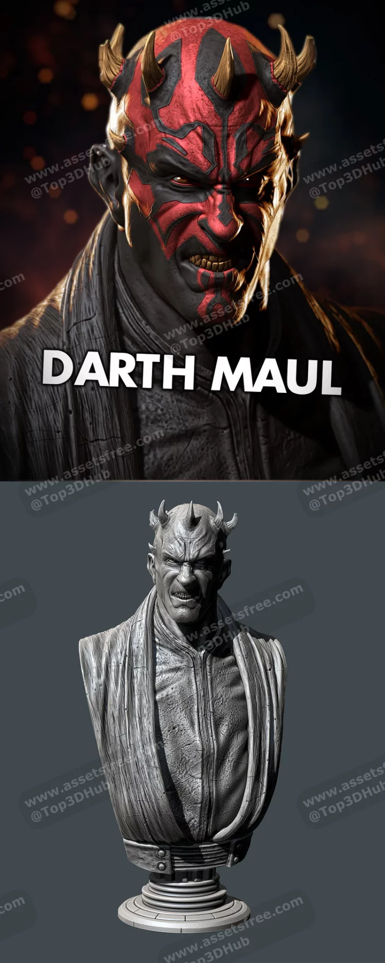 Darth Maul bust