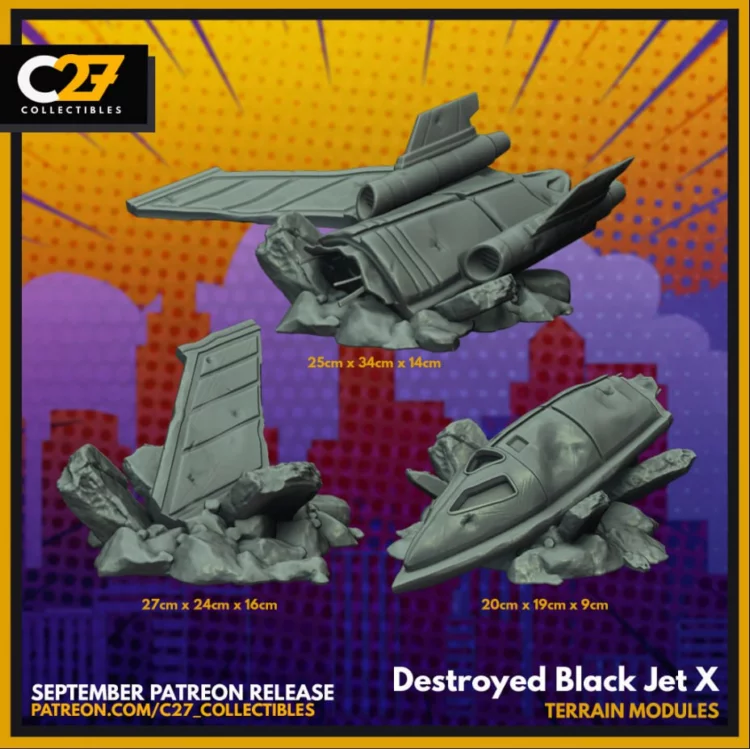 Destroyed X-Jet (Destroyed Black Jet)