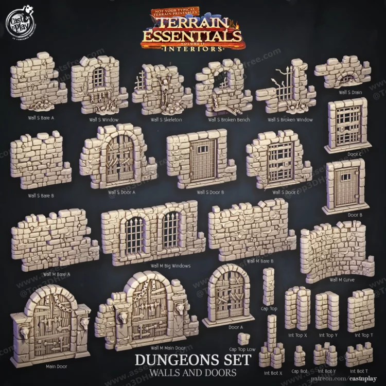 Dungeons Walls and Doors