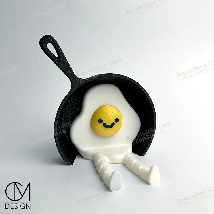 Egg Pal ‣ 3D print model ‣ AssetsFree.com