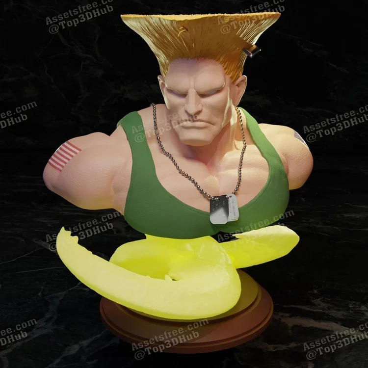Guile Bust - Street Fighter