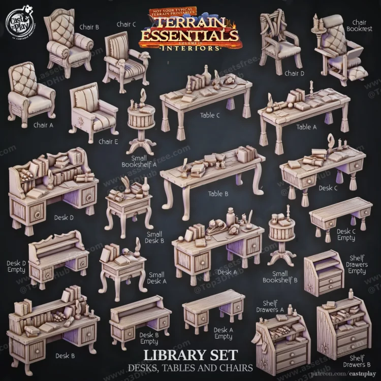 Library Desks Tables and Chairsnbsp‣ AssetsFreecom