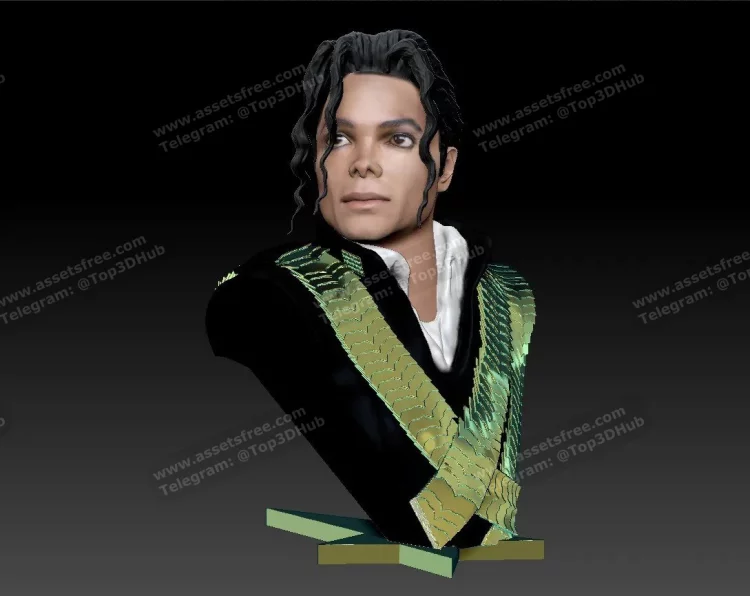 Michael Jackson bustnbsp‣ AssetsFreecom