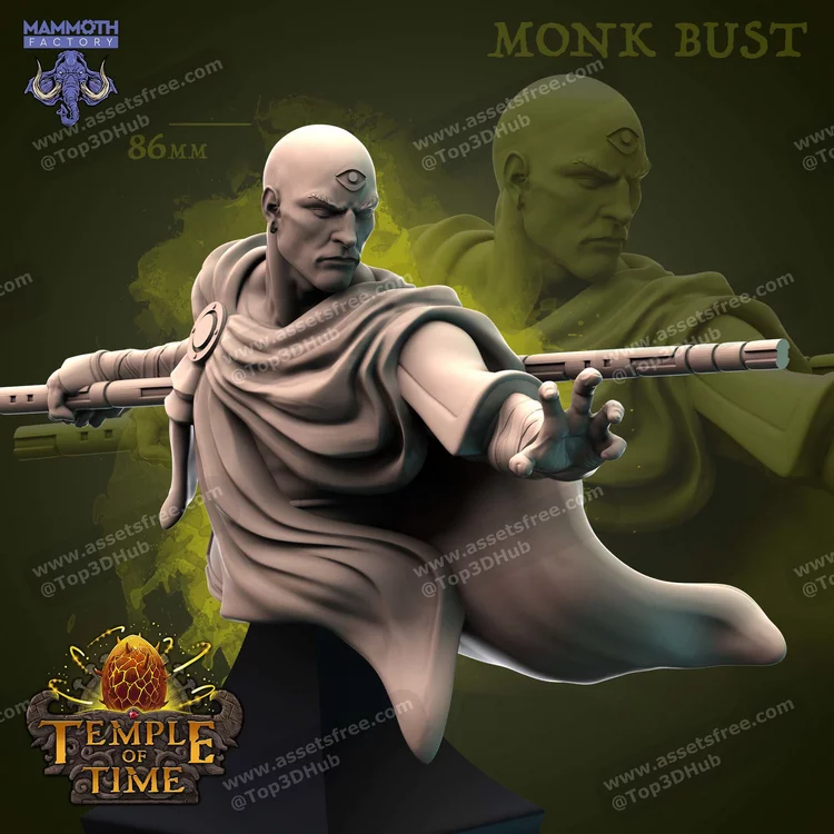 Monk Bust