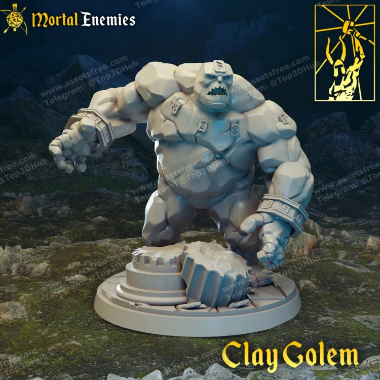 Mortal Enemies - Clay Golem