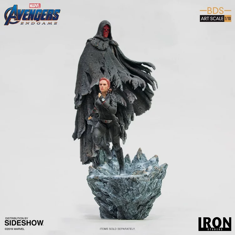 Red Skull and Black Widow Diorama