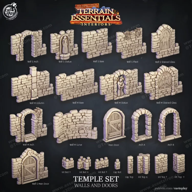 Temple Walls and Doorsnbsp‣ AssetsFreecom