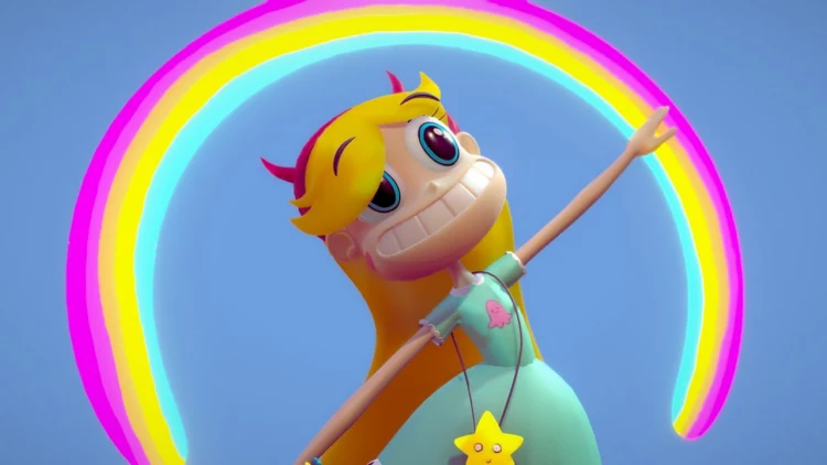 star vs the forces of evil happy rainbow