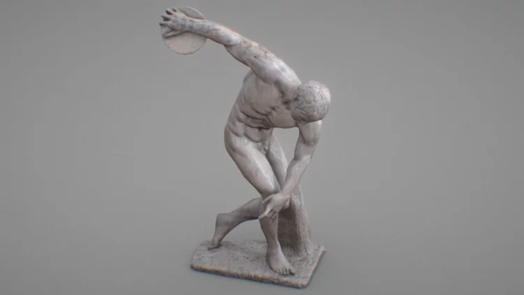 The discobolus of myron