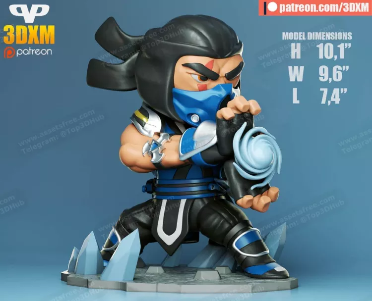 Sub-Zero Chibi