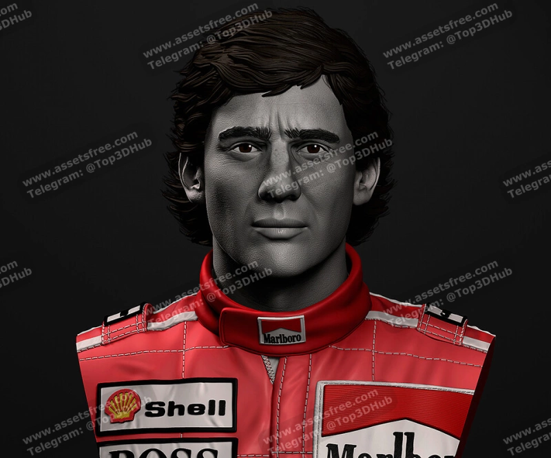 Ayrton Senna Bust