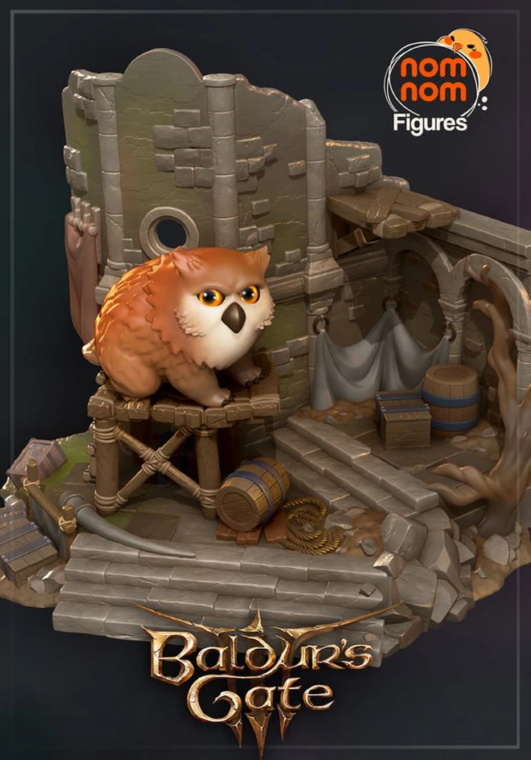 Chibi Owlbear from Baldur's Gate