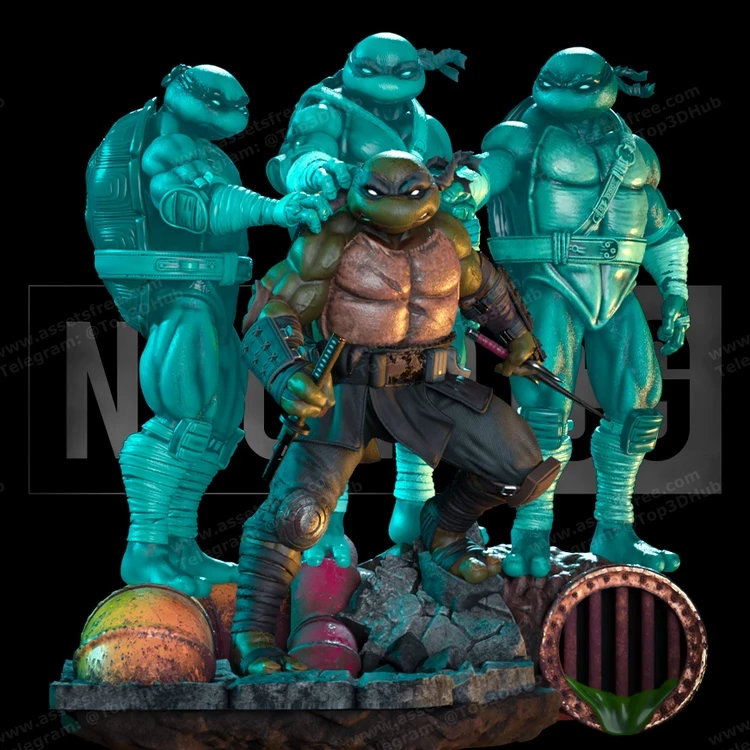 TMNT - Last Ronin - Diorama