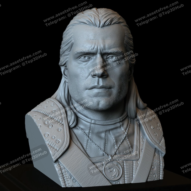 Geralt of Rivia - The Witcher - Bust