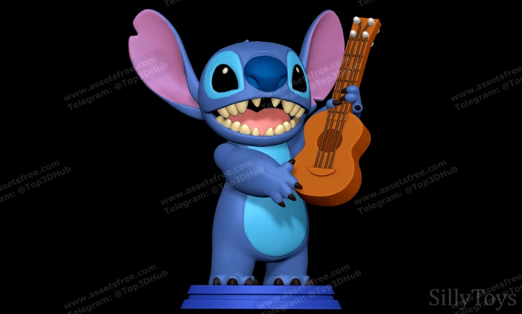 Sing 2 and Stitch with a guitar - Lilo and Stitch