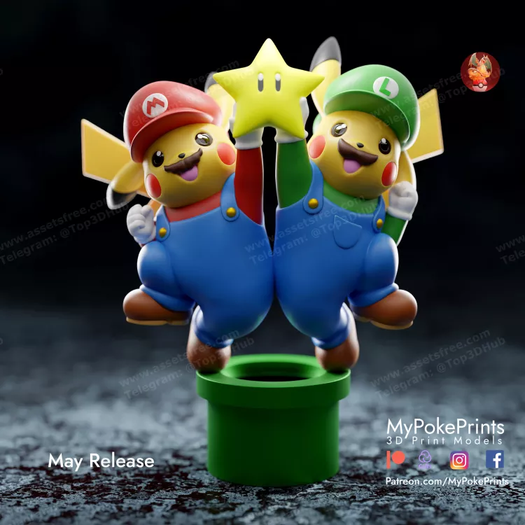 Mariochu and Luigichu