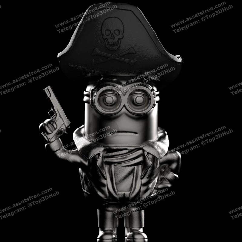 Minion with Pirates Cap