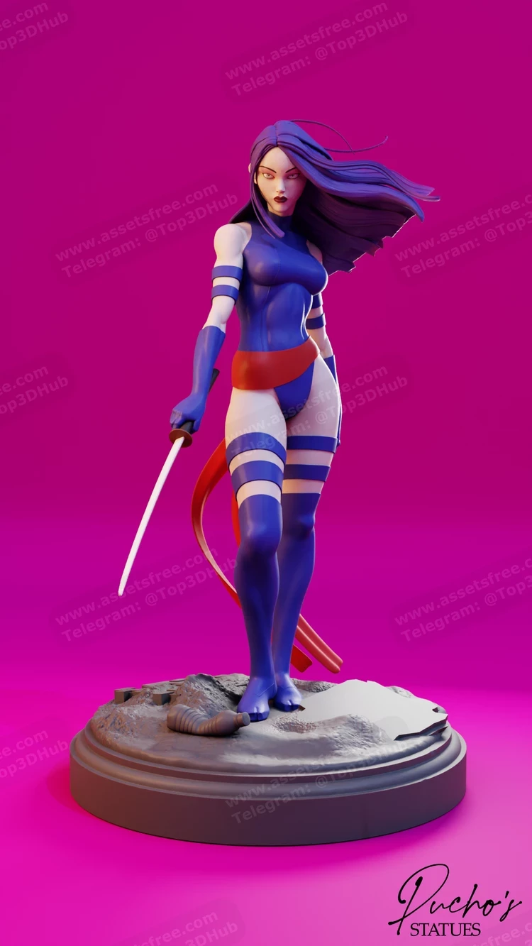 Psylocke from the X-Men