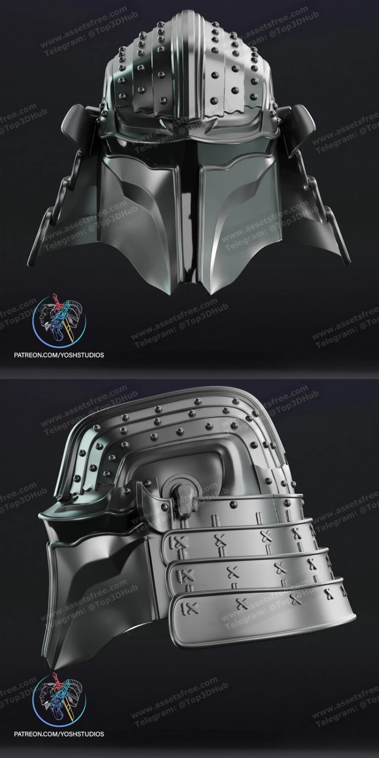 Samurai Mandalorian Helmet