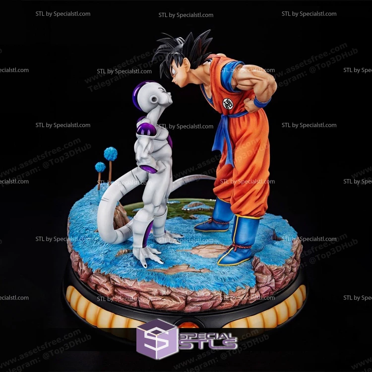 Son Goku and Frieza