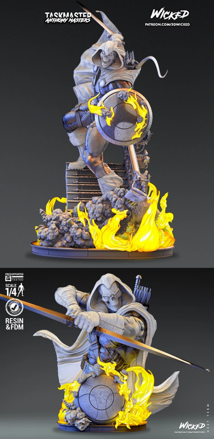 Taskmaster Statue and Bust