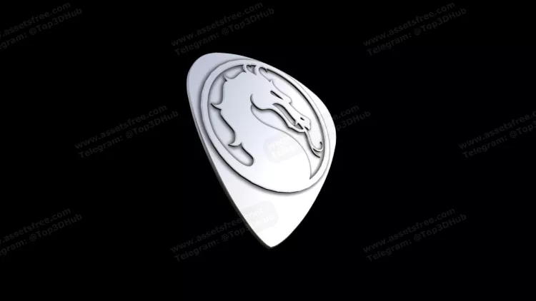 Mortal Kombat - Guitar pick