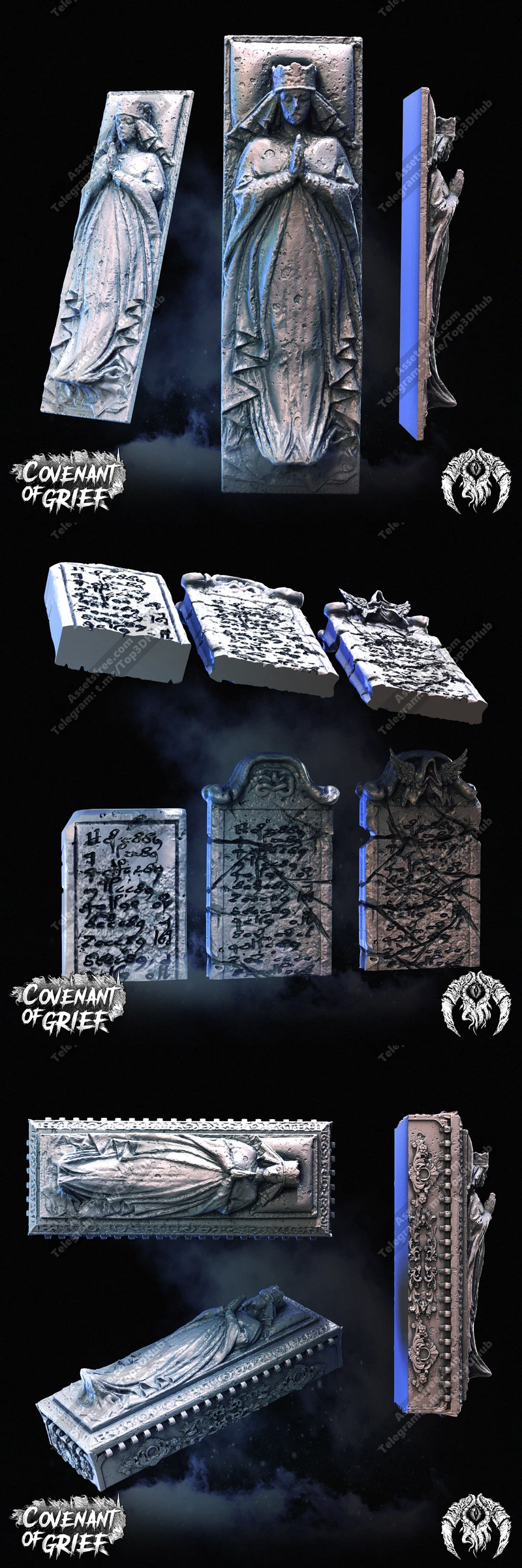 Gravestones & Tomb Kit