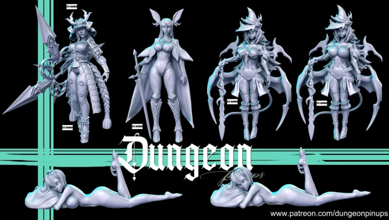 Dungeon Pin-ups May 2023