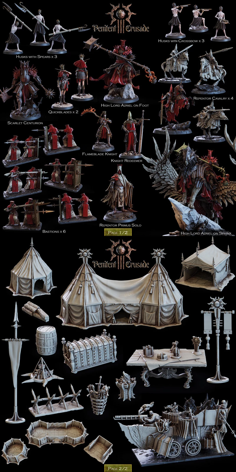 Bestiarum Miniatures - Penitent Crusade - Part 3