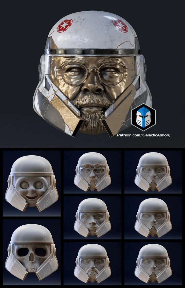 Captain Enoch Helmet V5 - Galactic Armory