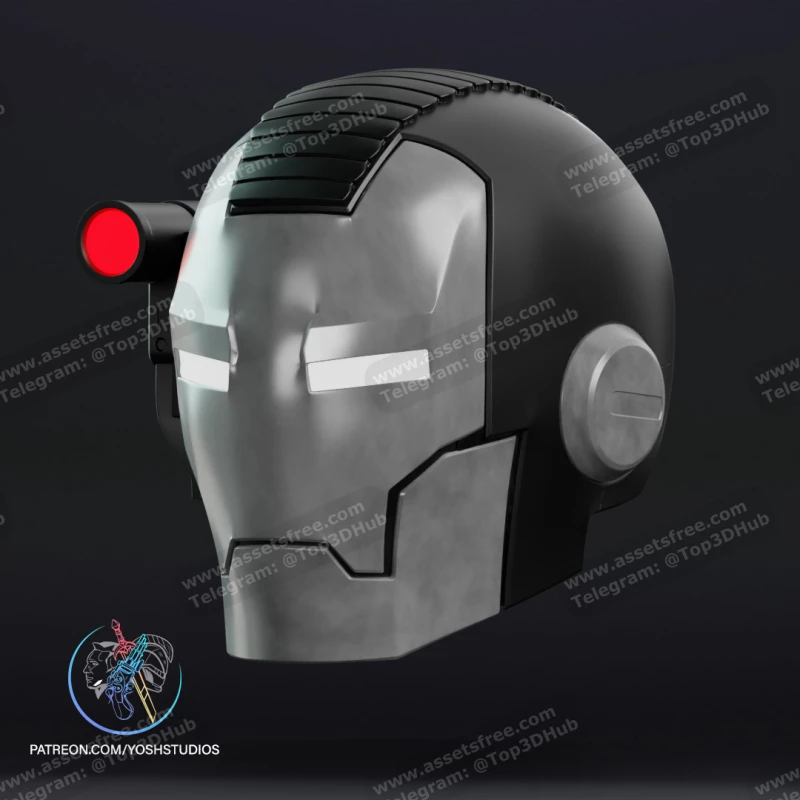 Comic War Machine Helmet Wearable