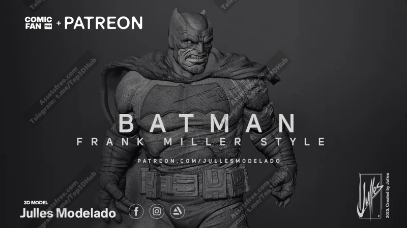 Julles Modelado - Batman Frank Miller Style