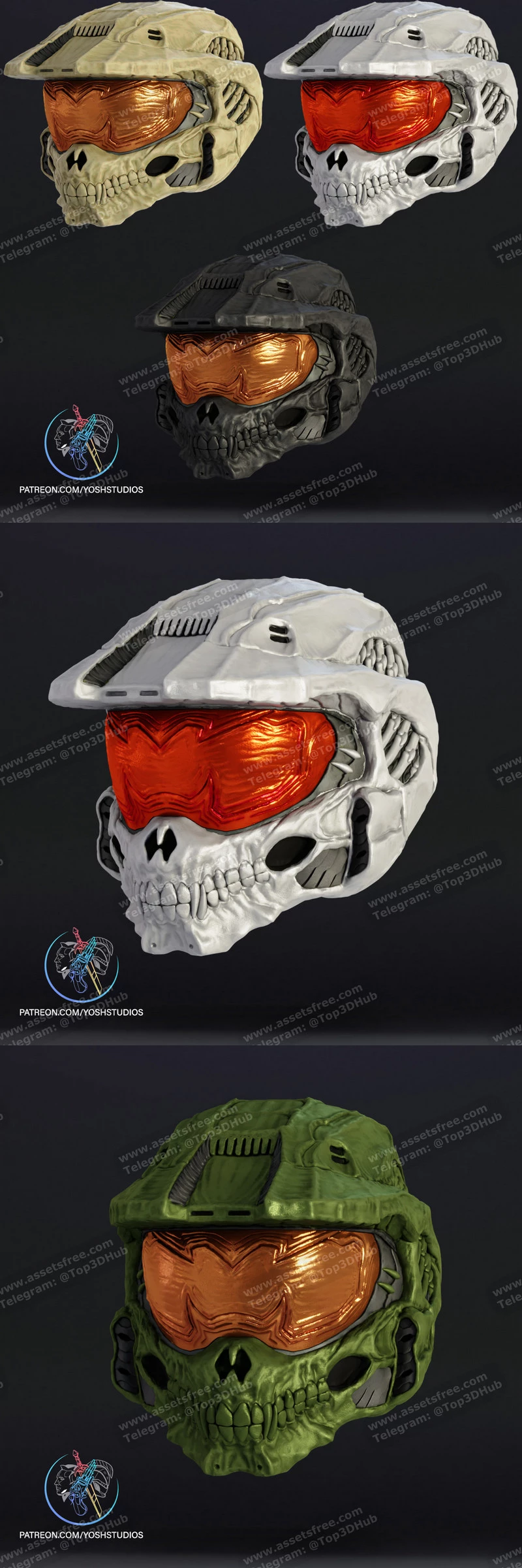 Skullified - Master Chief Helmet