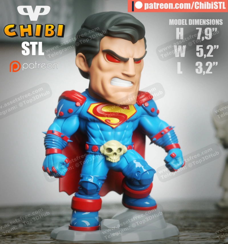 Superman Death Metal Chibi