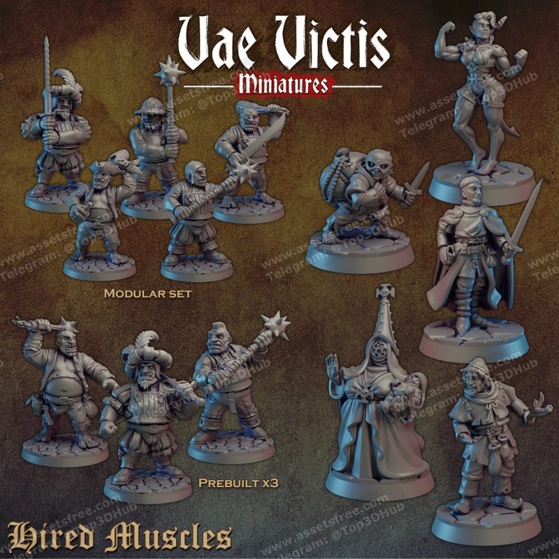 Vae Victis Miniatures - Hired Muscles - October 2023