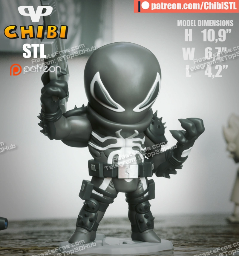 Agent Venom Chibi