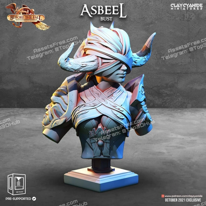 Asbeel Bust