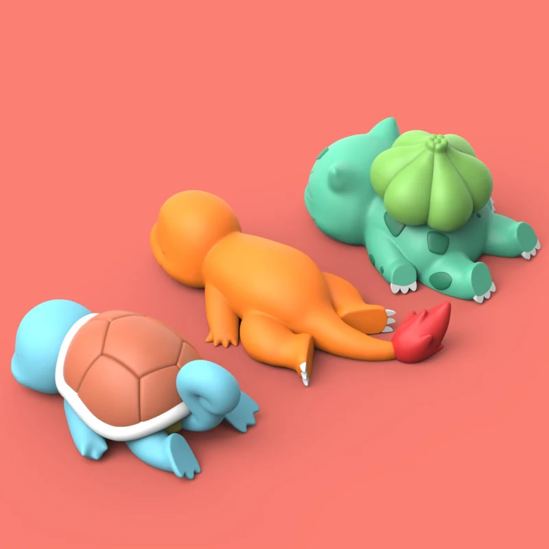Bulbasaur - Charmander - Squirtle Sleep