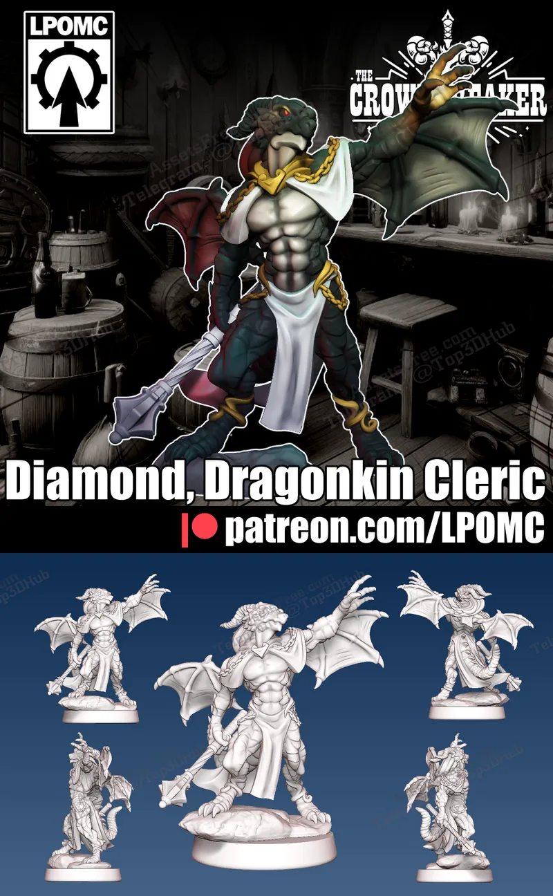 Diamond , Dragonkin Cleric