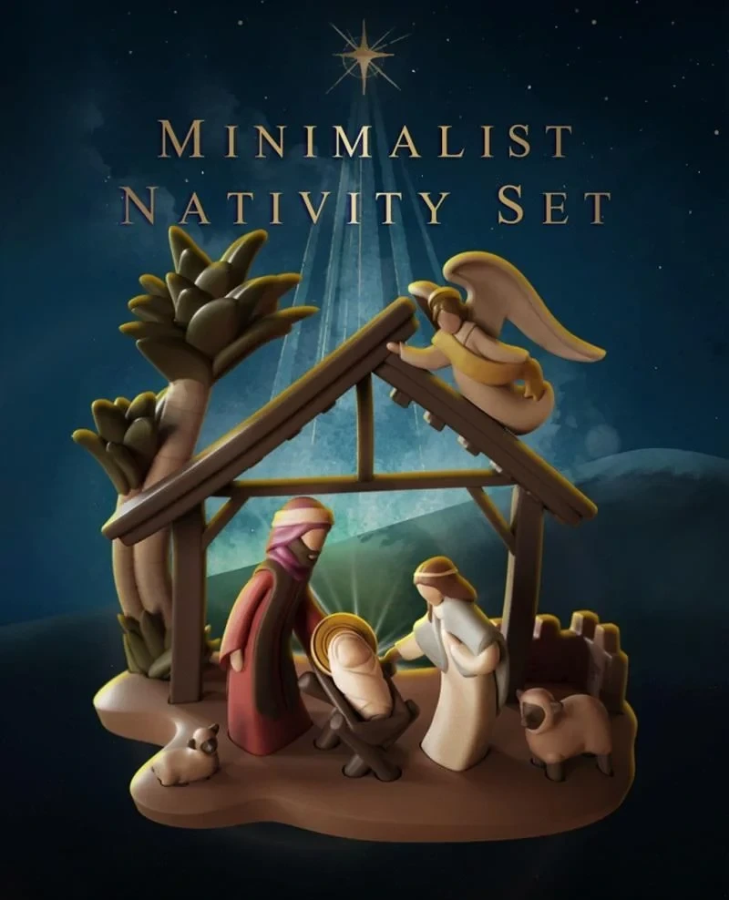Minimalist Nativity Set