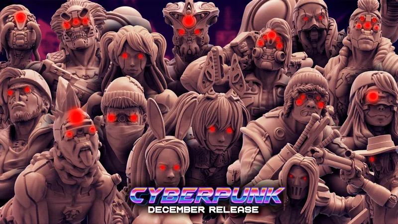 Papsikels Miniatures - Cyberpunk - December 2023