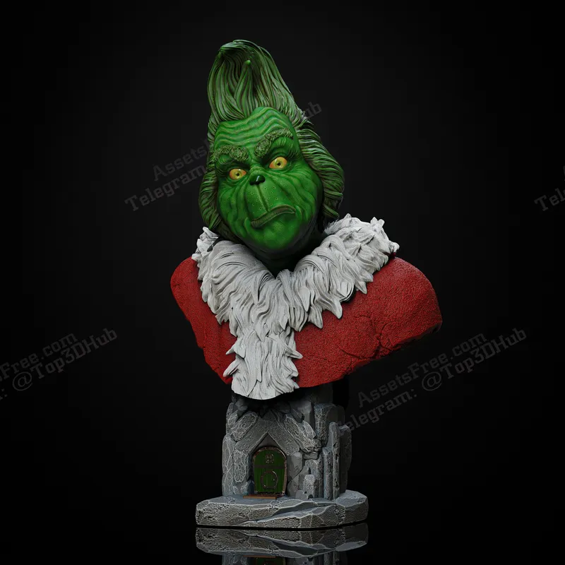 The Grinch bust